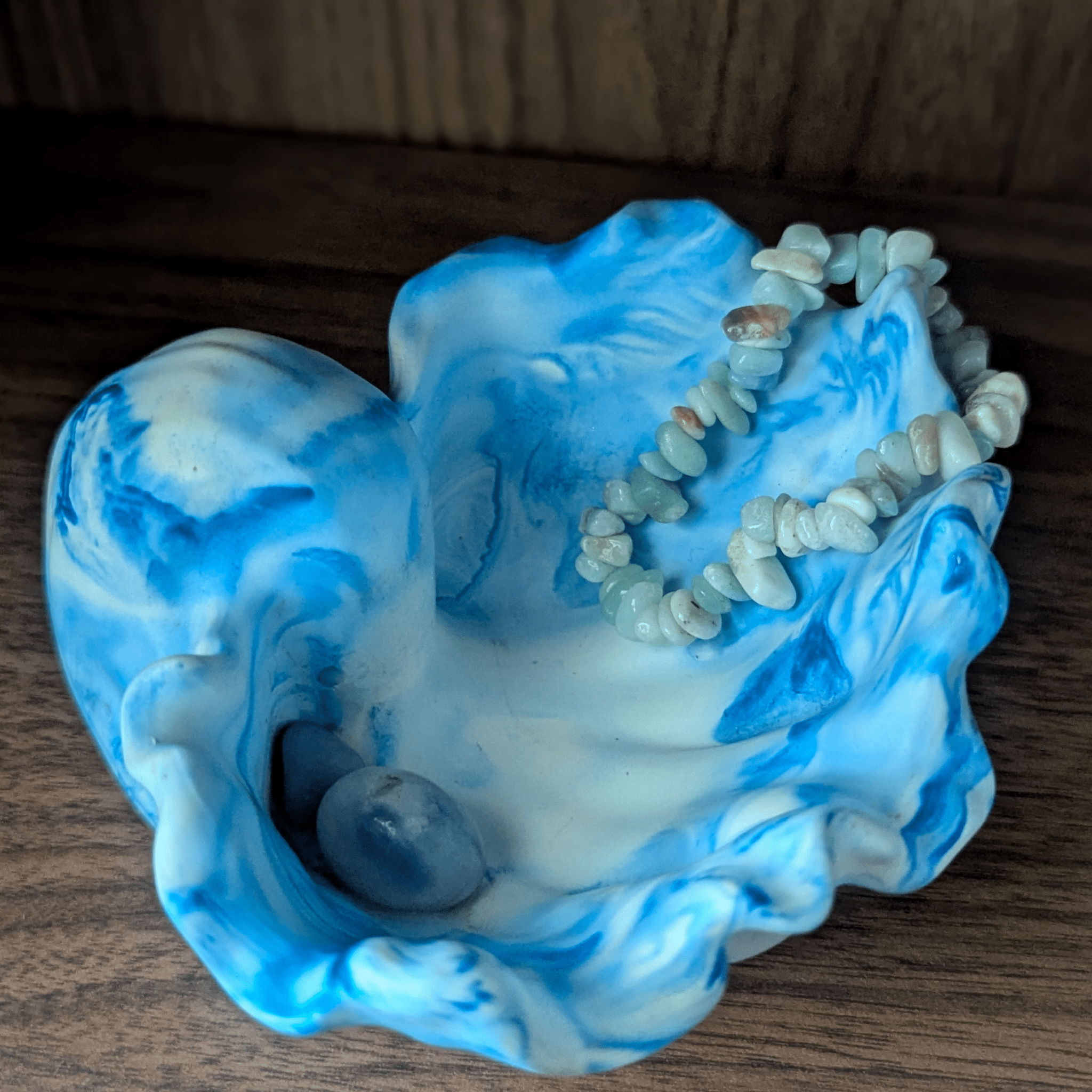 Calm Waters Shell Dish - Troubled Bloom