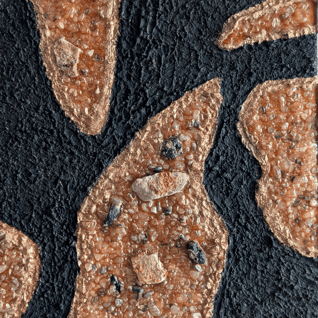 Ember Stone - Original Textured Painting