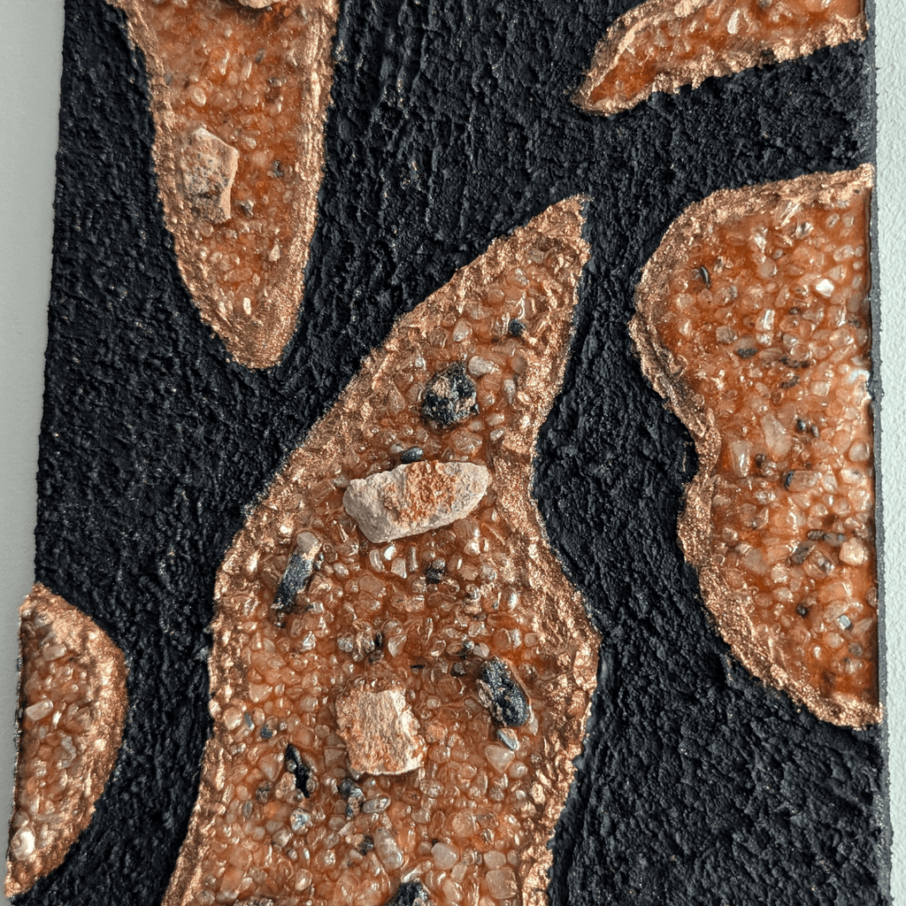 Ember Stone - Original Textured Painting