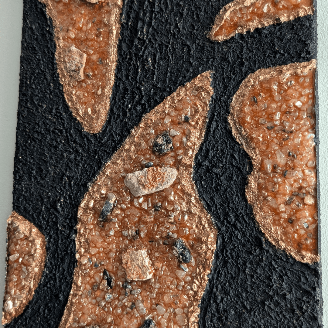 Ember Stone - Original Textured Painting