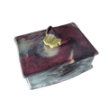 Mookaite Storykeeper Handcrafted Tray - Troubled Bloom