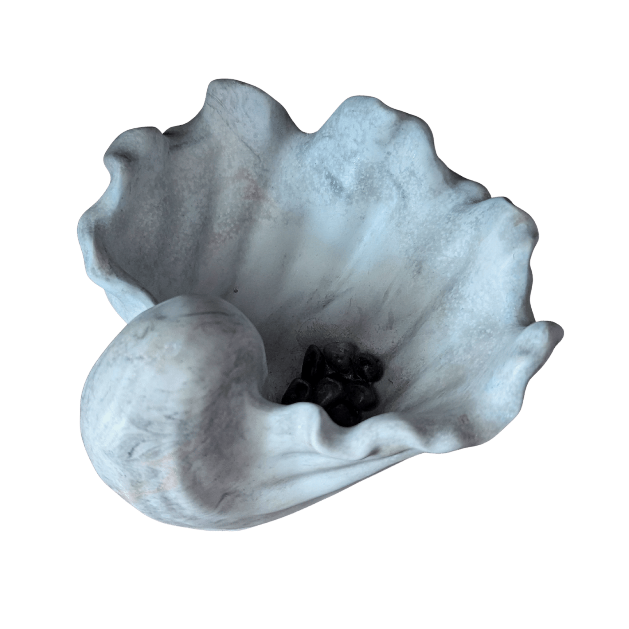 Smoky Shell Dish - Troubled Bloom