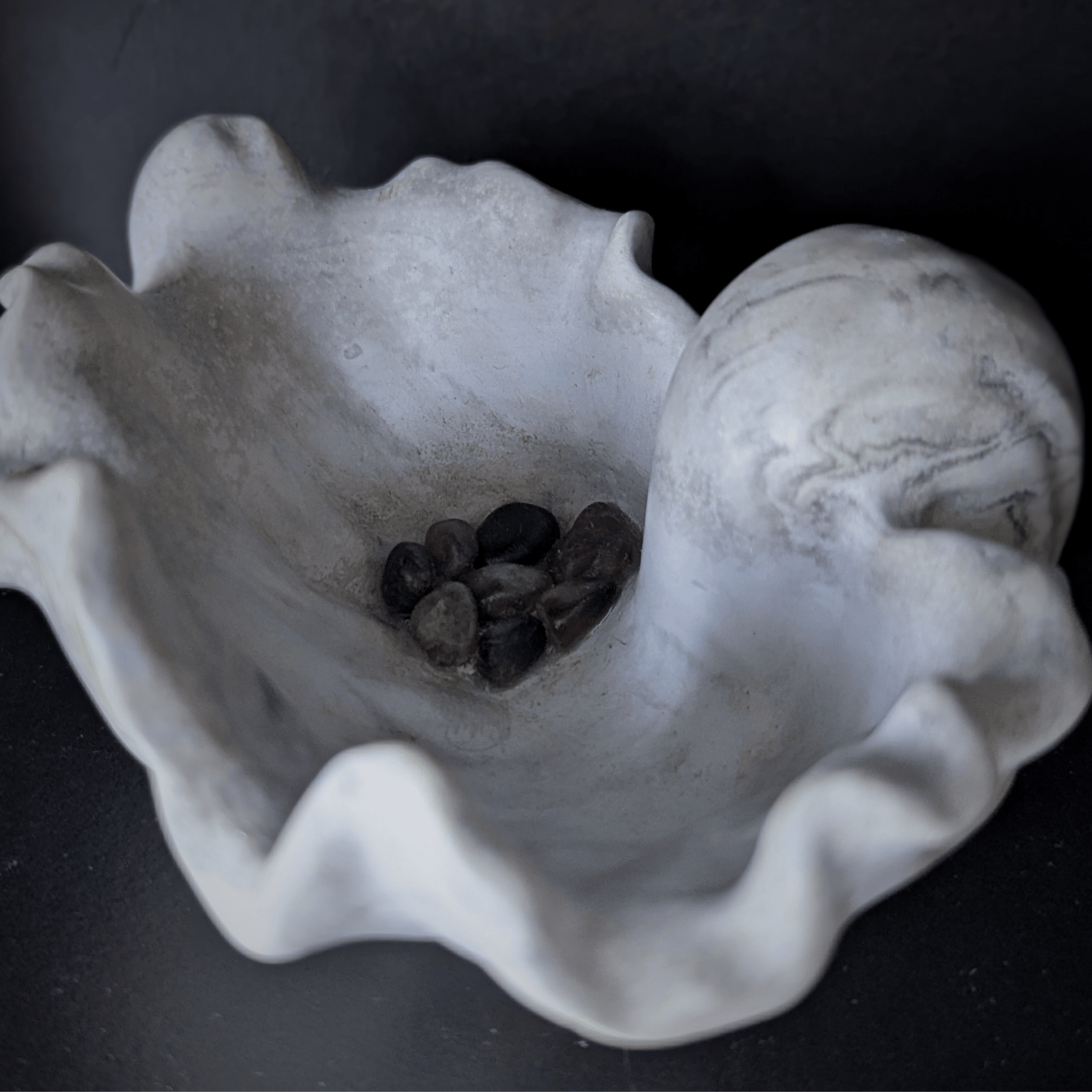 Smoky Shell Dish - Troubled Bloom