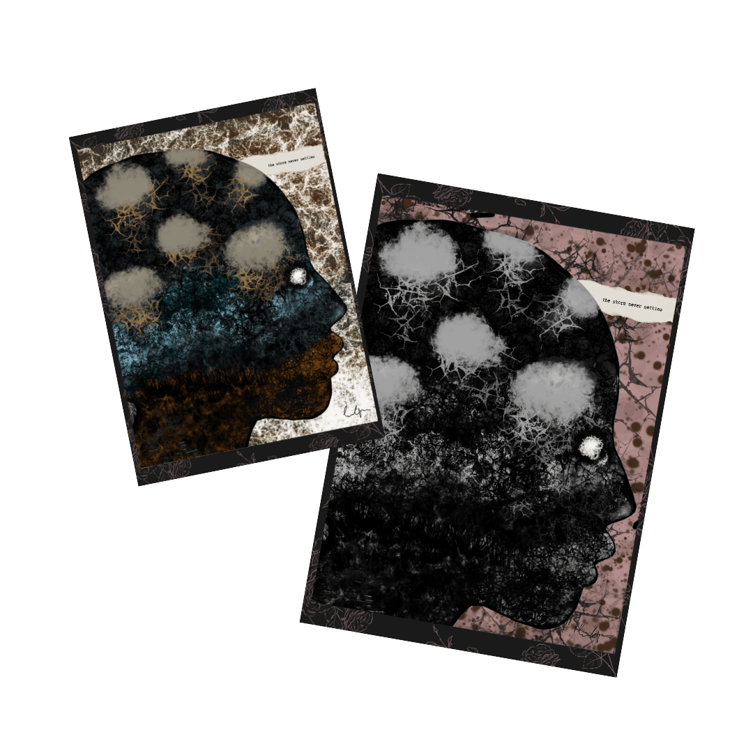 The Storm Never Settles - Art Print - Troubled Bloom